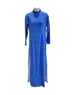 NWOT Women's Blue &amp; White Star Print Ao Dai Size 6 - $27.10