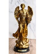Byzantine Catholic Church Archangel Saint Barachiel Statue 8&quot;H God&#39;s Pro... - $418.36 MXN