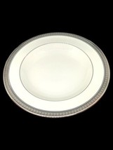 NOS Rimmed Soup Bowl Palatial Platinum by Mikasa Fine China L3235/220 8 1/2&quot; - £7.18 GBP