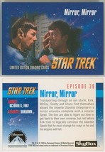 RARE 1993 TOS Star Trek VHS EXC SkyBox Card #39 ~ Mirror, Mirror / Spock &amp; McCoy - £20.34 GBP