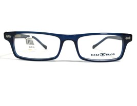 Lucky Brand JACOB NAVY Kids Eyeglasses Frames Blue Rectangular 47-15-130 - £33.46 GBP