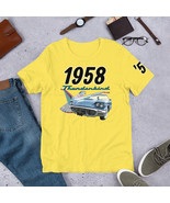 1958 Ford Thunderbird T-Bird Short-Sleeve Unisex 100% Cotton T-Shirt - $25.07+