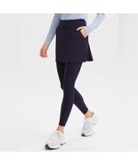 Renwick Pleat Back Skirted Leggings in Navy Blue Size Medium - €38,37 EUR