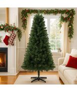 6FT Unlit Artificial Christmas Tree - 490 Tips, Classic Green Indoor Decor - $60.99