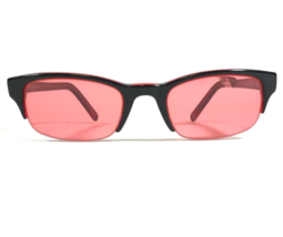 Dolce &amp; Gabbana Sunglasses D&amp;G 2039 314 Black Red Rectangular Frames w Red Lens - £86.06 GBP