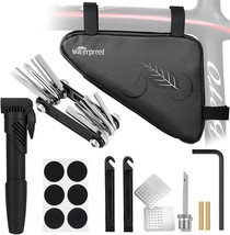 Wotow Mini Bike Pump, Bike Tire Repair Tool Kit, And Waterproof Frame St... - £34.14 GBP