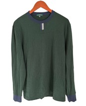 J.Crew Crewneck Sweatshirt Cotton Med Weight Green Blue Size Small - $29.69