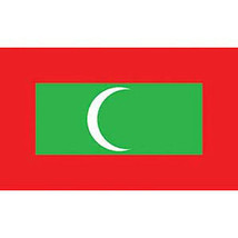 MALDIVES POLYESTER INTERNATIONAL COUNTRY FLAG 3 X 5 FEET - £5.96 GBP