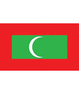 MALDIVES POLYESTER INTERNATIONAL COUNTRY FLAG 3 X 5 FEET - £5.97 GBP