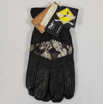 Hot Shot Mossy Oak Camo Genuine Leather Insulated Gloves - Size Large *NEW* - £15.10 GBP