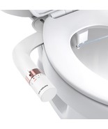 Bidet Attachment For Toilet, Dual Retractable Nozzles, Stainless, Rose Gold - $53.72 CAD