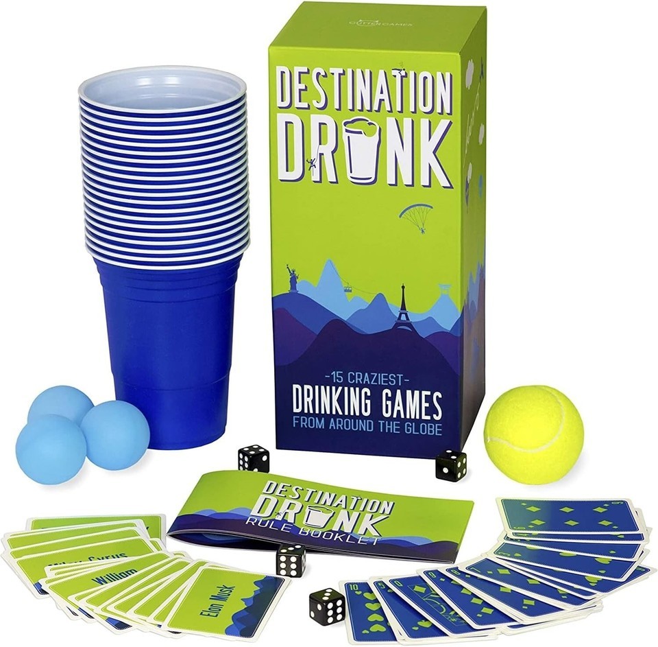 Destination Drunk 15 Craziest Drinking Games From Around The Globe NEW S... - $15.78