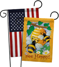 Bee Happy - Impressions Decorative USA - Applique Garden Flags Pack - GP104077-B - £24.49 GBP