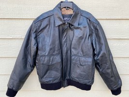 1987 US ARMY AIR FORCE FLYERS MEN&#39;S LEATHER TYPE A-2 FLIGHT JACKET - SIZ... - $154.28