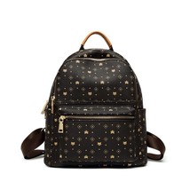 Women Backpack Signature PVC Printing Fashion Backpack Lady Travel Rucksack Fema - £74.62 GBP