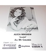 Alicia Minshew Autograph Reprint Photo 9x6 All My Children 2004 Tainted ... - £7.97 GBP