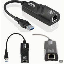 USB 3.0 Gigabit Ethernet 1000Mbps Adapter RJ45 LAN Network For Windows PC Mac - £3.92 GBP