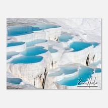 Pamukkale Turkey Poster Wall Art | Pamukkale Travertine Pools Home Decor | Pamuk - $19.99