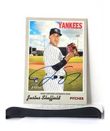 Justus Sheffield Autographed Yankees Baseball Card 2019 Topps No. ROA-JS - $39.04 CAD