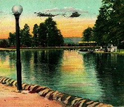 Willow Grove Pennsylvania PA Lake Scene 1908 Vintage Postcard - £3.05 GBP