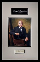 President Dwight D. Eisenhower Signature Museum Framed for Display - £474.02 GBP