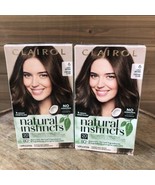 2 Clairol Hair Dye Natural Instincts Demi Permanent Crème 6 Light Brown (1V - £14.70 GBP