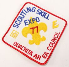 EXTRA LARGE 1977 Scouting Skill Expo Ouachita Area Boy Scouts America BS... - $10.81 CAD