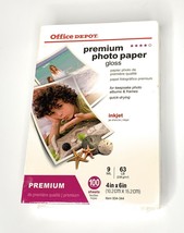 Office Depot Premium Photo Paper, Glossy, 4in. x 6in, 9 Mil, Pack Of 100 - $12.86