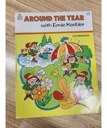 1986 Rand McNally AROUND THE WORLD w/ERNIE KEEBLER KEEBLER ELVES COLORIN... - $16.62