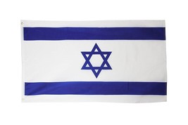 Israel flag 3 x 5 ( super polyester ) Star of David ( new ) 100D - £9.54 GBP