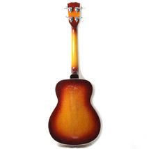 Jazz Ukulele F hole Mini Acoustic Guitars 4 Strings Ukelele Pickup Trave... - £145.46 GBP