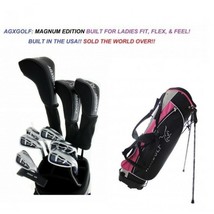 Agxgolf Ladies Magnum Complete Golf Club Set w/BAG &amp; Head Covers Regular Length - £229.77 GBP