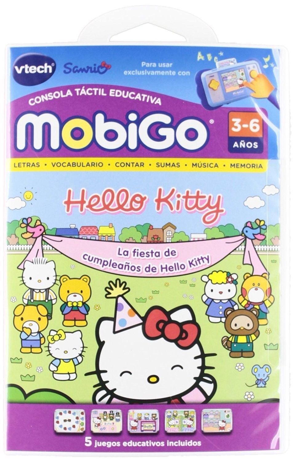 Vtech Juego MobiGo Hello Kitty - En Espanol - $7.71