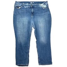 Lee Jeans Regular Fit Womens Plus Size 26W Straight Leg Mid Rise Denim Blue - £10.86 GBP
