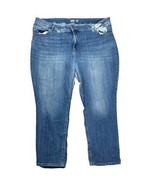 Lee Jeans Regular Fit Womens Plus Size 26W Straight Leg Mid Rise Denim Blue - £11.00 GBP