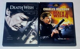 Death Wish DVD &amp; Death Wish 4 The Crackdown DVD Charles Bronson - £5.27 GBP