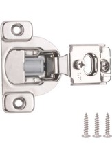 1/2&quot; Overlay Soft Close Face Frame Kitchen Cabinet Hinges Nickel Finish 25 Pcs - £15.56 GBP