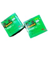 3M Scotch Magic Tape 810 2 Pack of 2 =4 rolls - $317.60 MXN