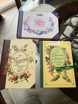 Set Of 3 Hardback Photo Albums - The Victorian, Victorian Wildflowers &amp; ... - £15.48 GBP