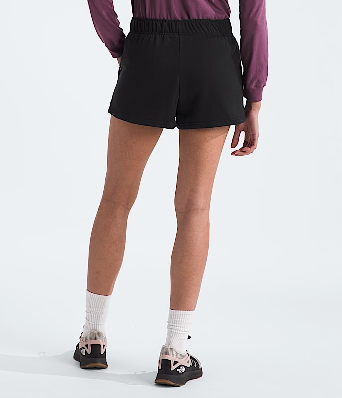 THE NORTH FACE Women's Half Dome Fleece Logo Shorts TNF M NFOA55MZJK3 Black Item image 5