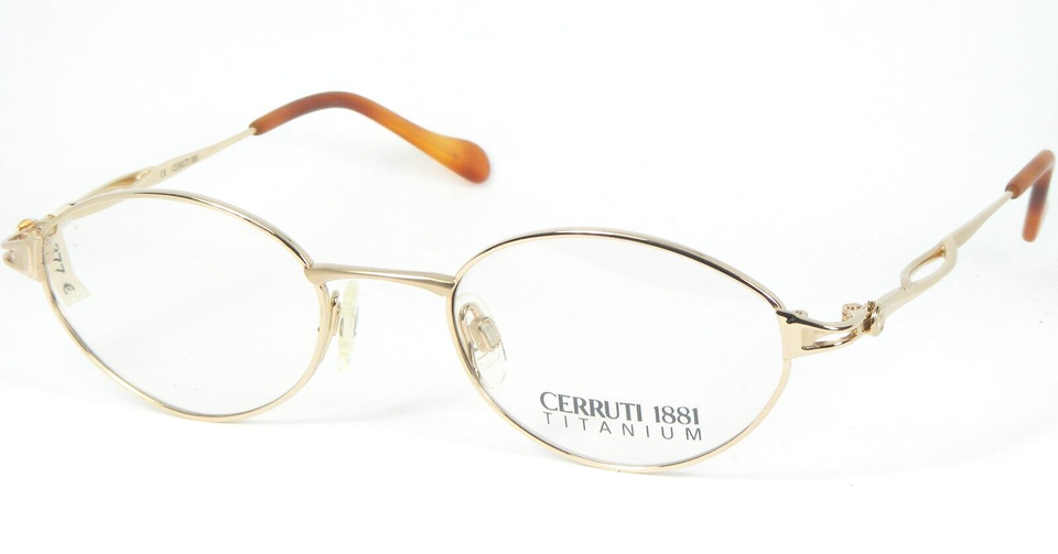 Cerruti 1881 C 1108 A GP GOLD EYEGLASSES GLASSES METAL FRAME C1108 50-20... - $73.43