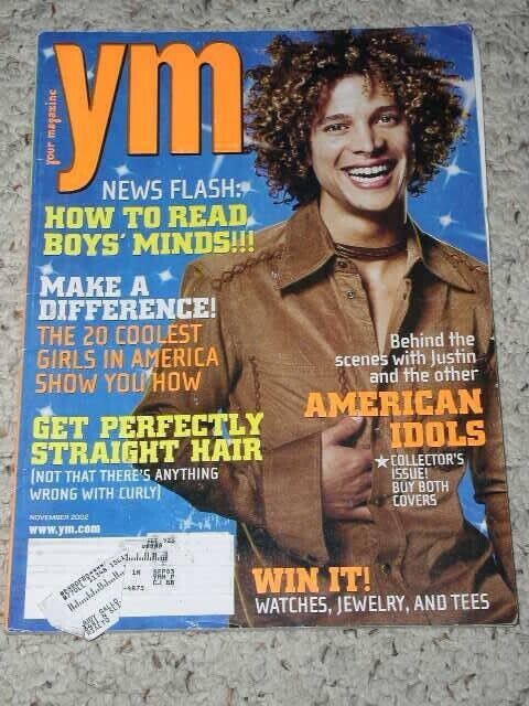 Primary image for Justin Guarini Your Magazine Vintage 2002 American Idol