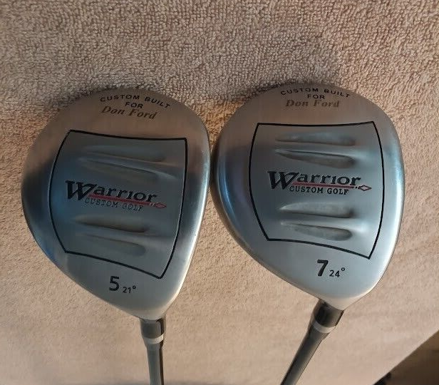 Primary image for TZ GOLF - Warrior Custom Golf 21* 5 & 24* 7 Woods SET R Flex Graphite Shafts RH