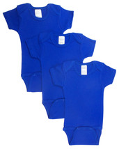 Bambini Medium (12-18 Months) Unisex Blue Bodysuit Onezies (Pack of 3) 1... - £16.50 GBP