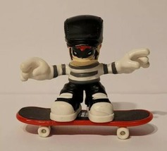 Tech Deck Dudes Bernie (Burglar) z4 #136 Figure w/ Skateboard 2007 EUC - £10.16 GBP