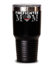 30 oz Tumbler Stainless Steel Insulated Funny Firefighter Mom  - £28.07 GBP