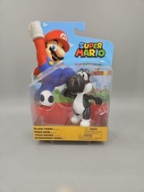 Black Yoshi With Egg Super Mario World Of Nintendo Jakks Action Figure - £15.68 GBP