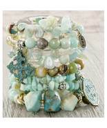  Premium Jewelry Amazonite Bracelets set   of 6 by Julio Designs Handmad... - $175.00