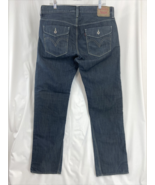 Levi's 514 36x34 Slim Straight Dark Wash Blue Men's Denim Jeans - $23.74