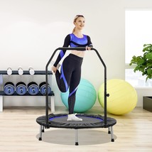 40&quot; Foldable Mini Trampoline For Adults And Kids Portable Exercise Rebou... - £117.15 GBP